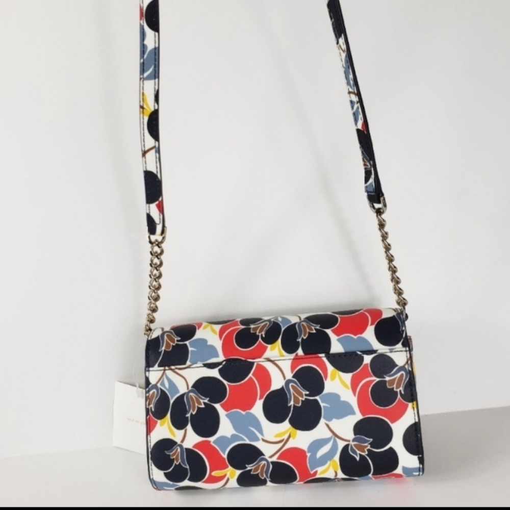 NWT Kate Spade Cameron Breezy Floral Small Flat Crossbody - Picture 5 of 9